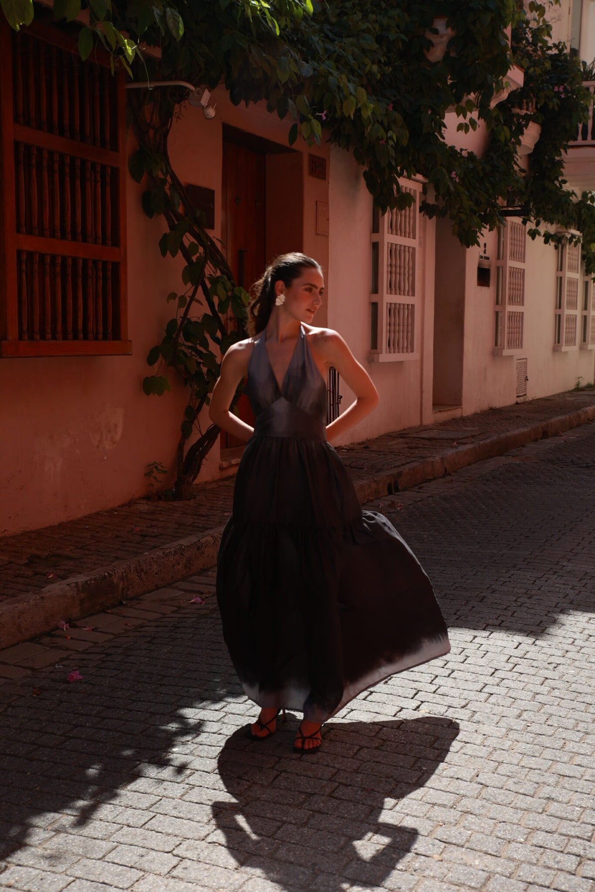 Grey Maxi Dress