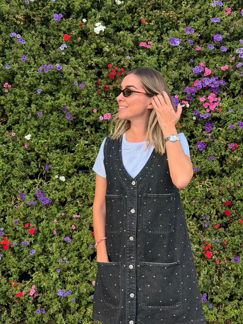 Brilli Black Denim Dress