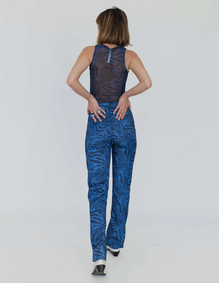 Howdy Pants in Navy Swirl