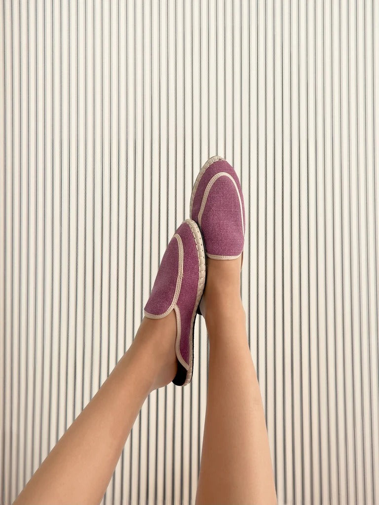 Bruna Linen Plum