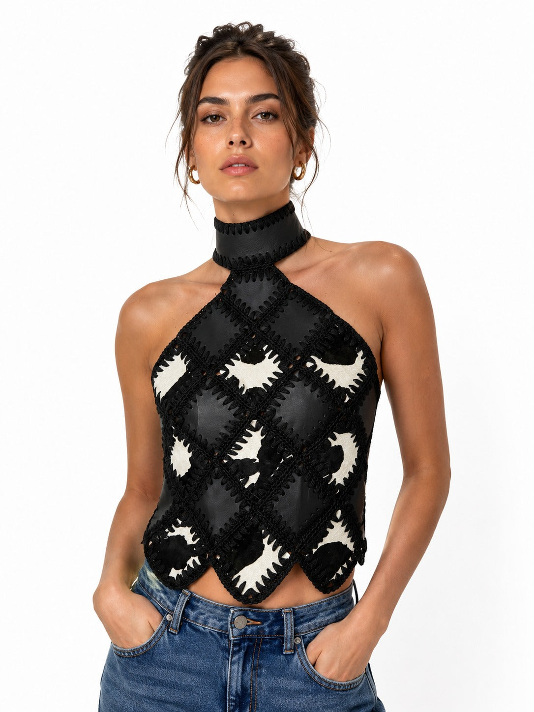 Top Cuero 1066