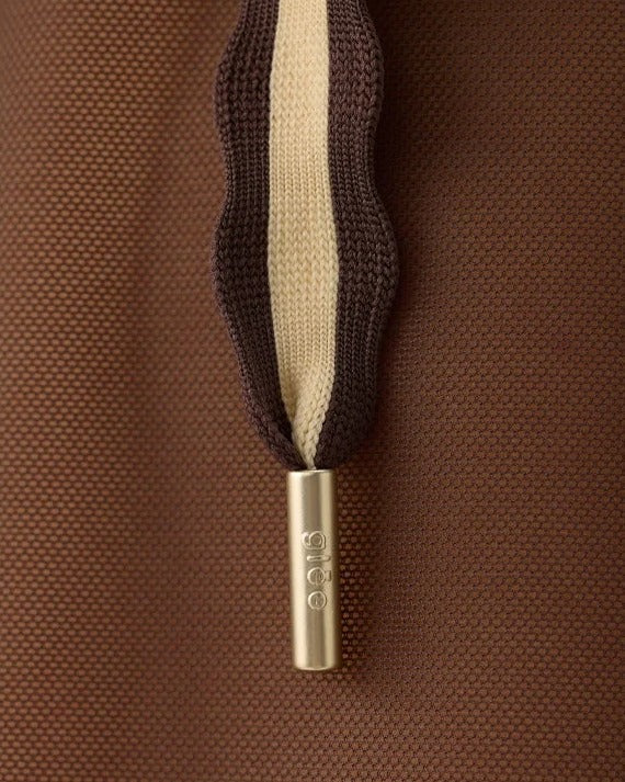 Espresso Veil Mesh Hoodie