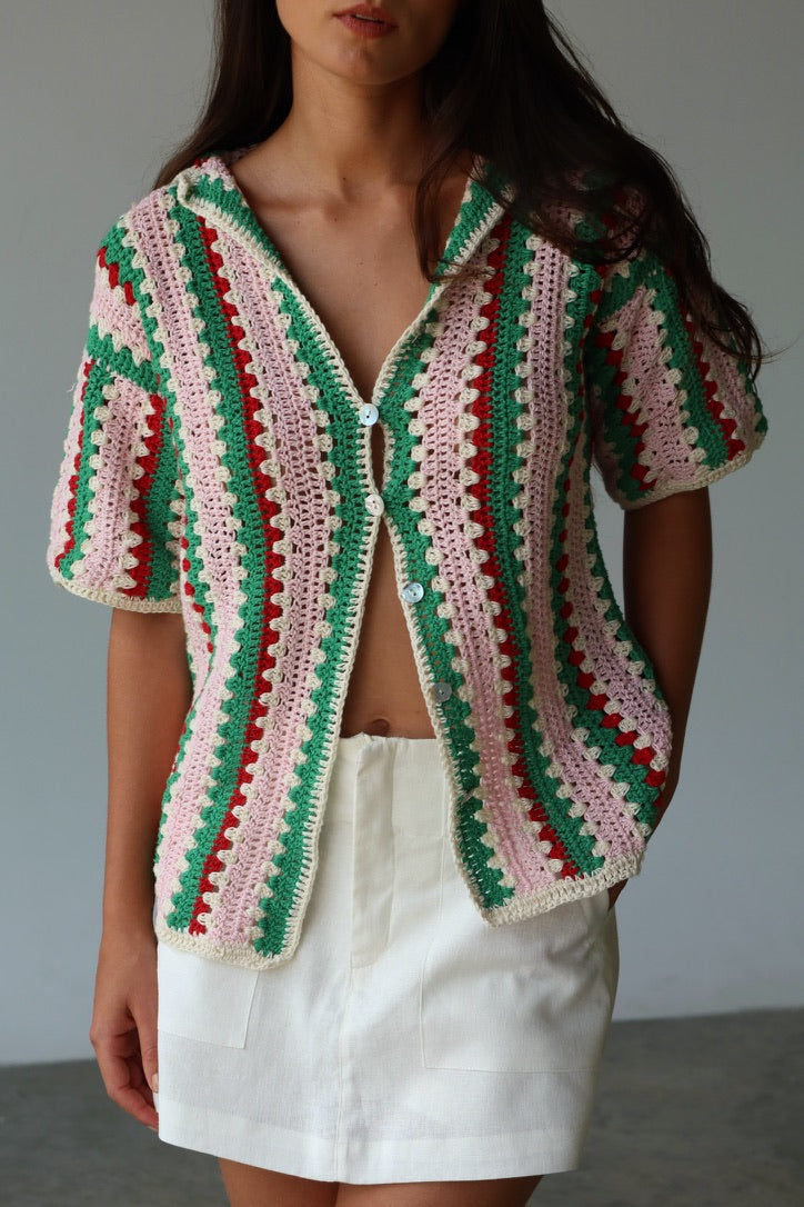 Bubble Crochet Shirt