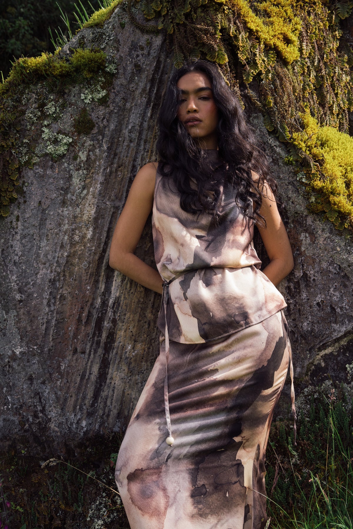 Vibeza Skirt Chestnut