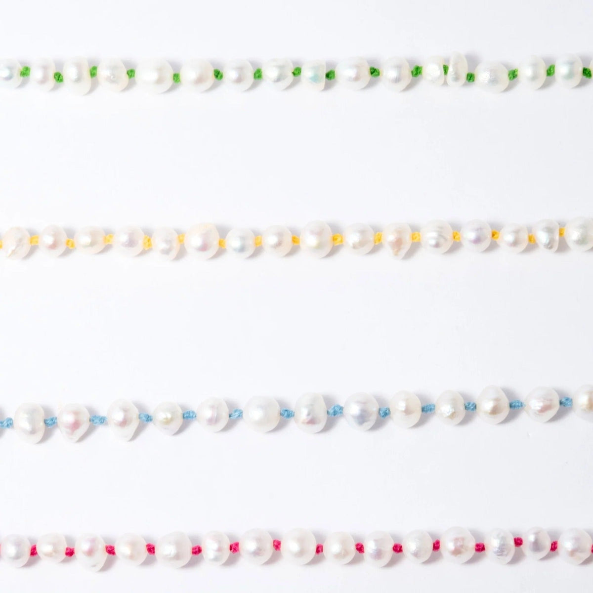 Collar Perla Hilo Color