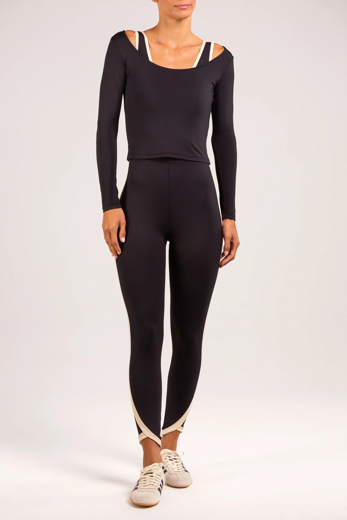 Black - Layered Long Sleeve