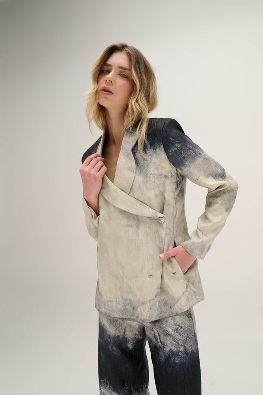 Elan Blazer Bleu Cascade