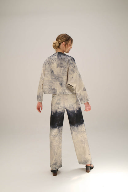 Snap Jacket-Bleu Cascade