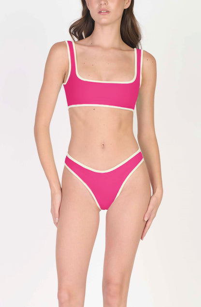Fuchsia Skyline Bikini Bottom