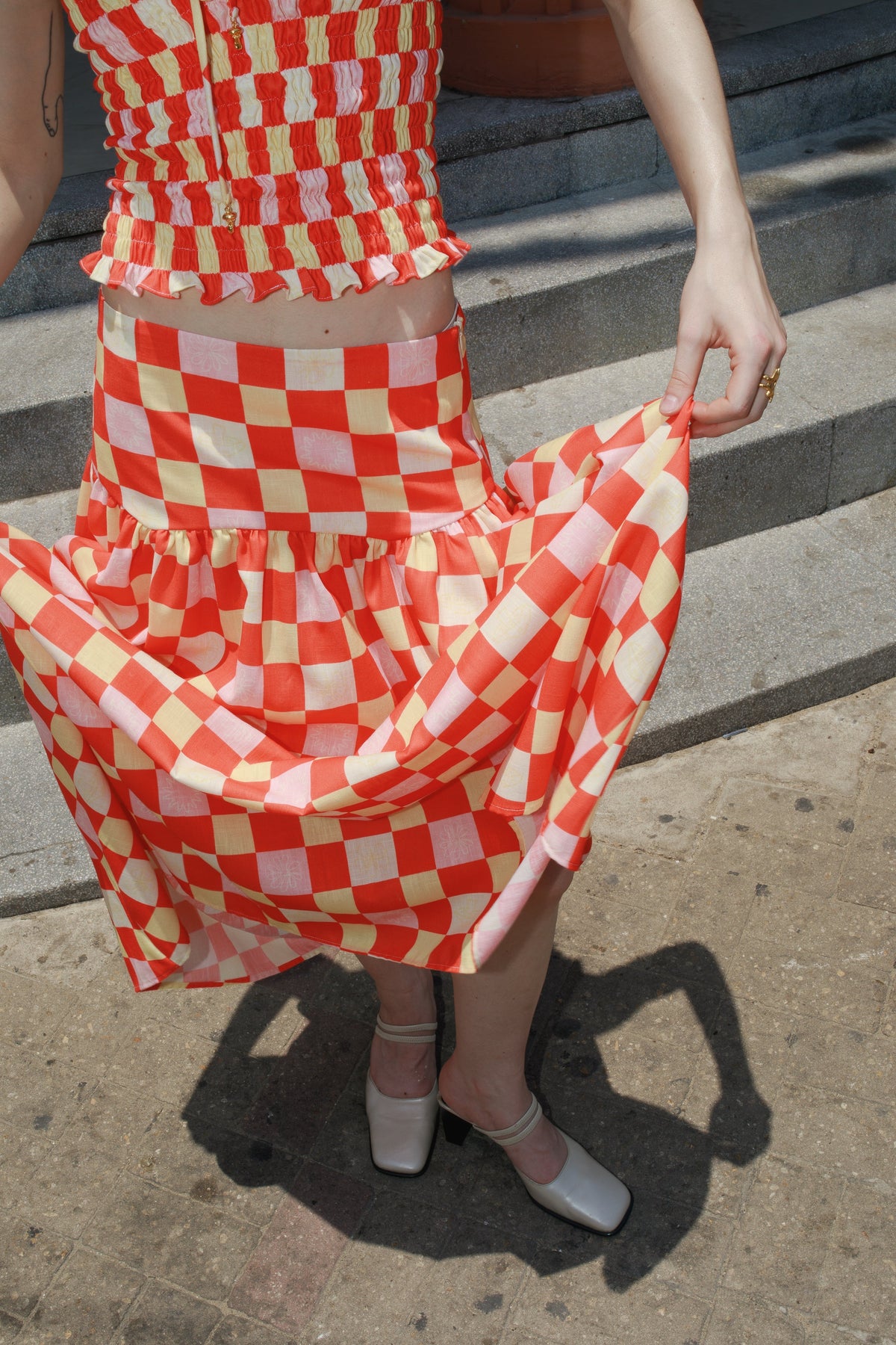 SOLE MIDI SKIRT