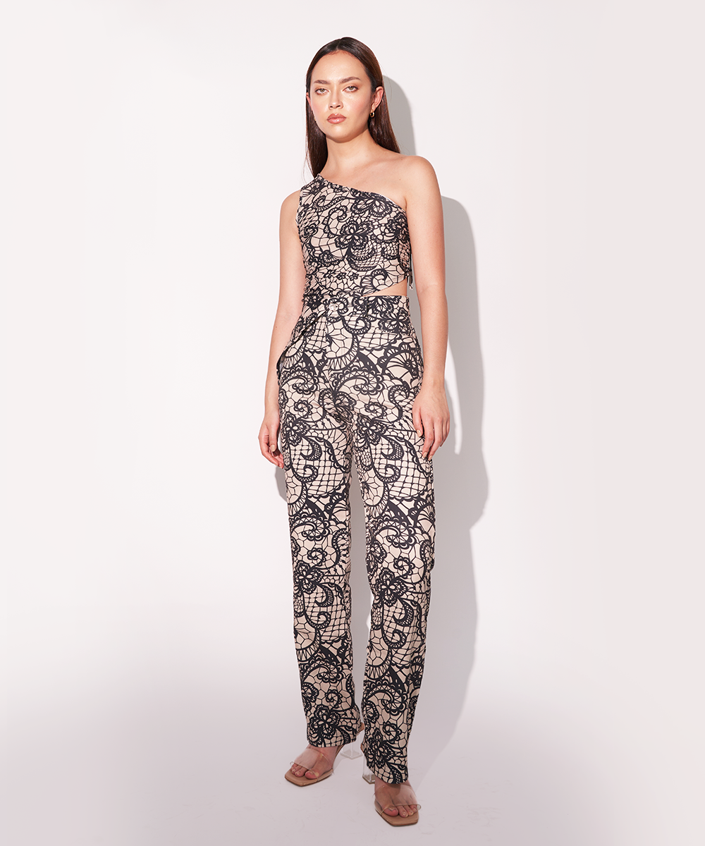 HOWDY  PANTS  IN  FAUX  LACE