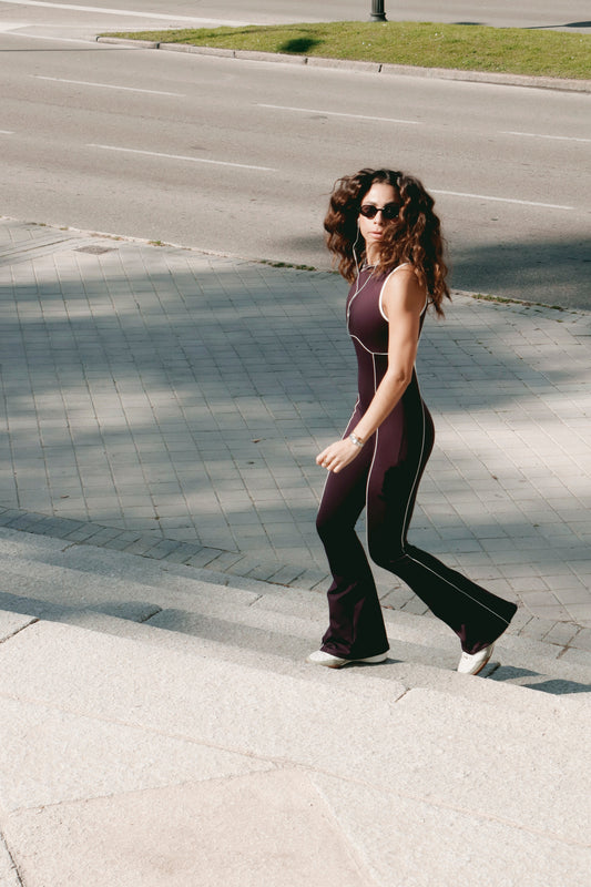 BURGUNDY FULL MOON BODYSUIT