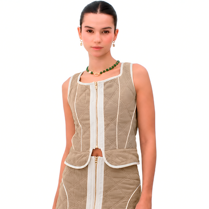 TOP CORSE UNA BEIGE