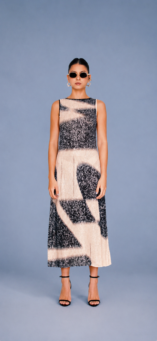 Figuras Sequin Tank Dress