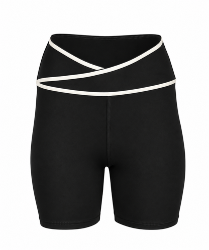 Black/Orange Cross Biker-High Intensity