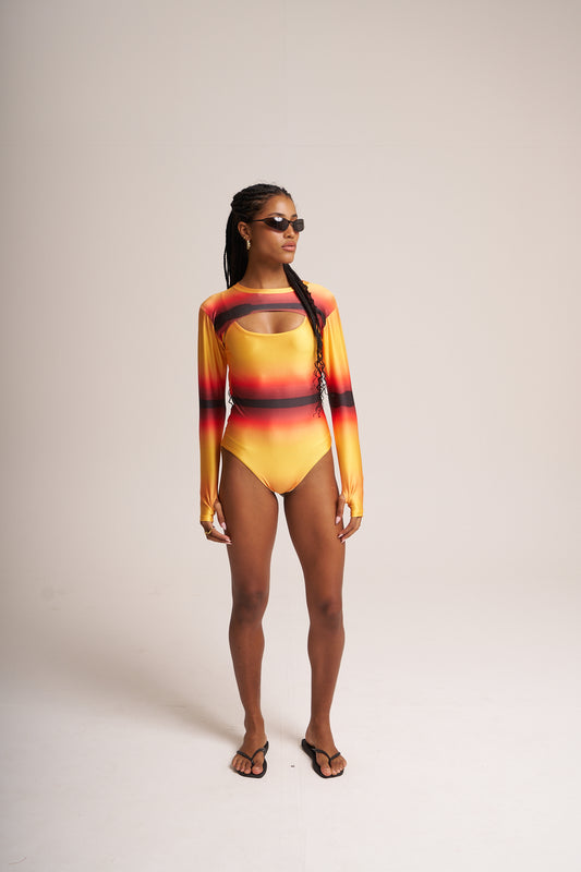 Escondido One Piece with sleeves
