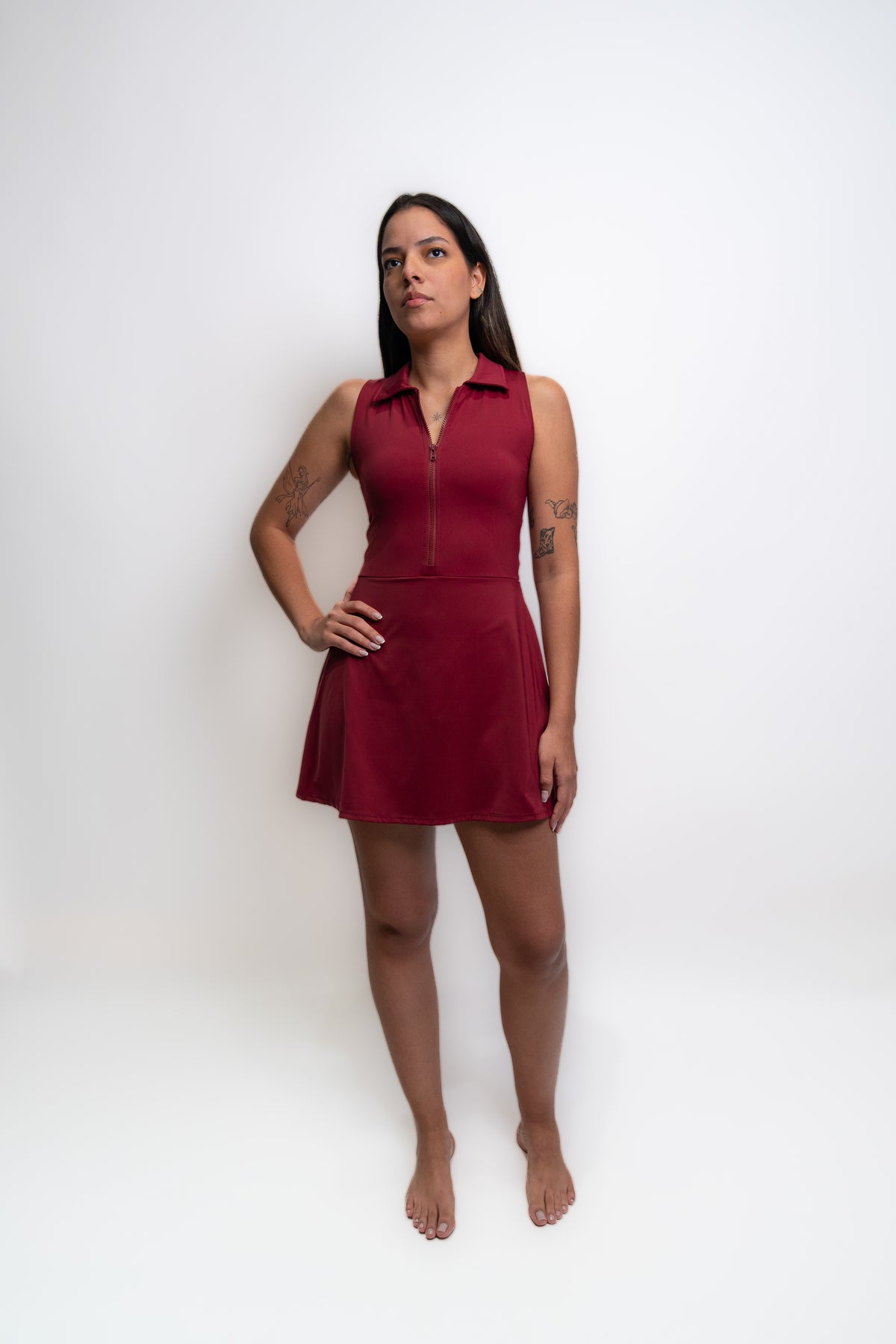 The Sweatheart Mini Dress - Low Intensity