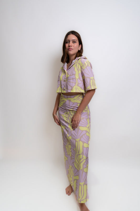 Violetta Crop Shirt