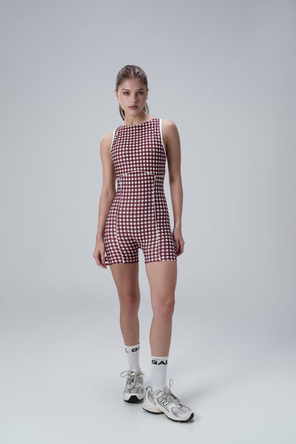 Checkered Bodysuit