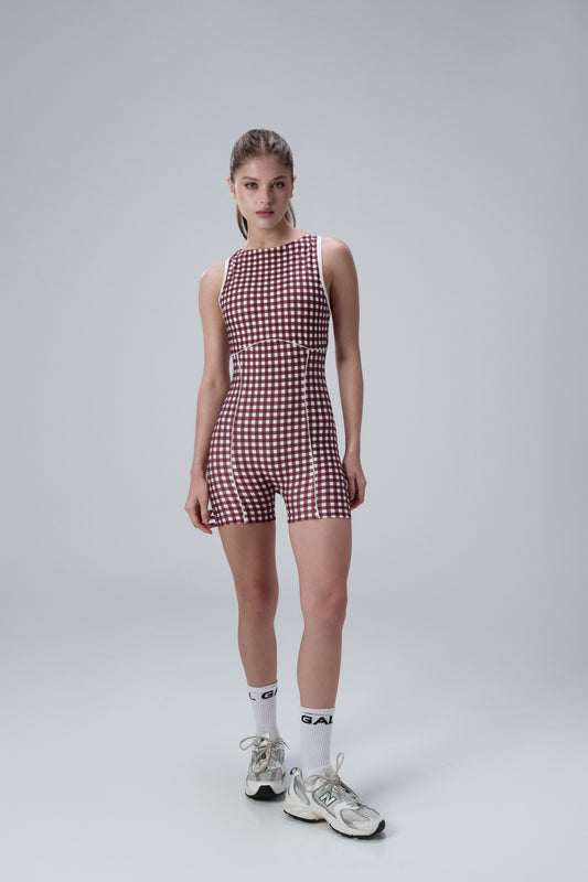 Checkered Bodysuit