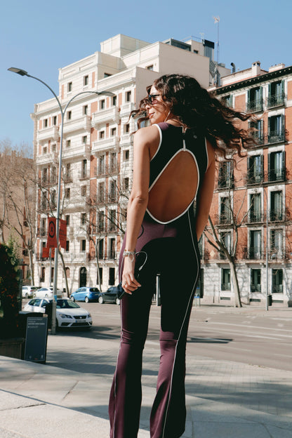 BURGUNDY FULL MOON BODYSUIT