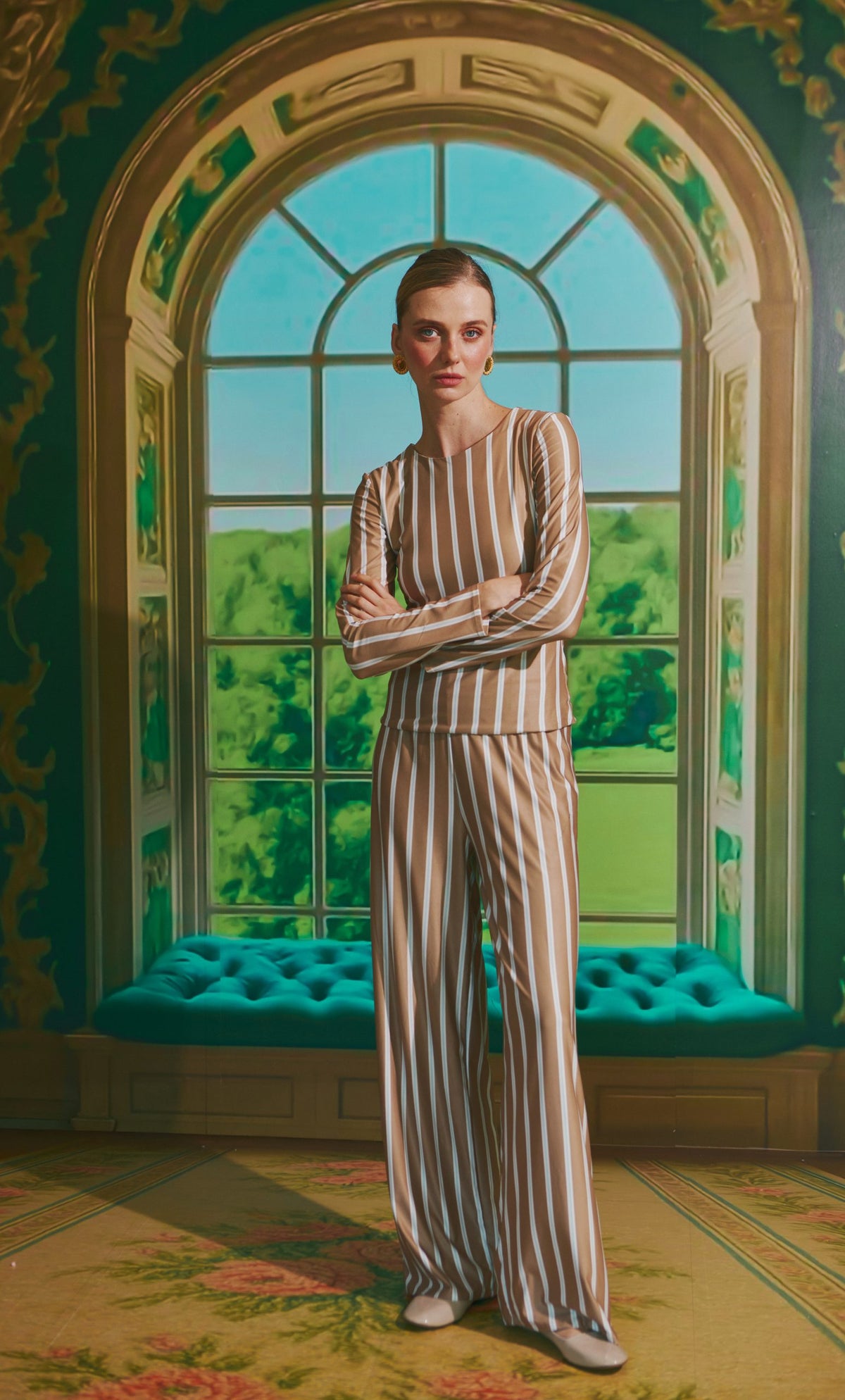 Chestnut Stripe Set