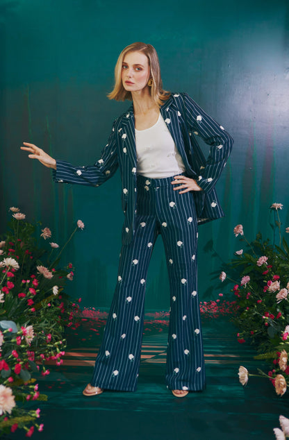 Eternal Stripe Bloom Blazer