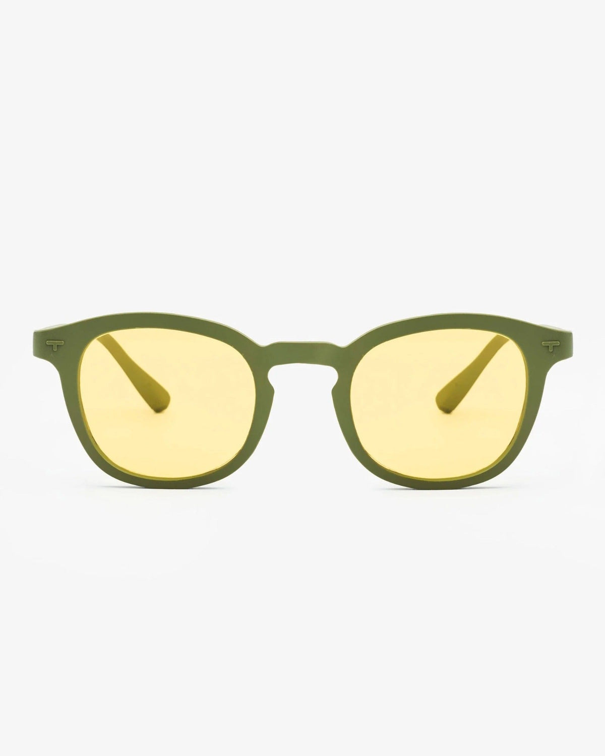 Gafa Panto Oliva Lente Amarillo