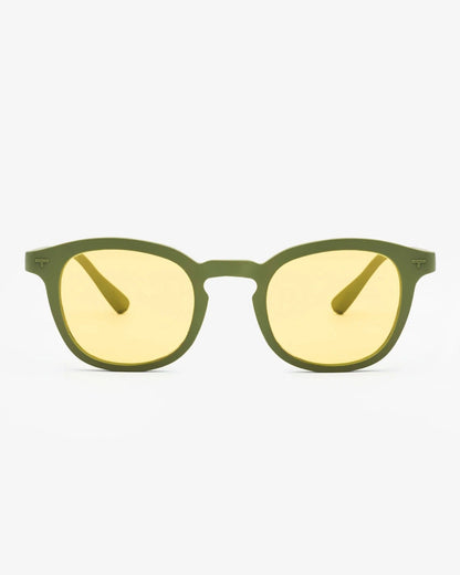 Gafa Panto Oliva Lente Amarillo
