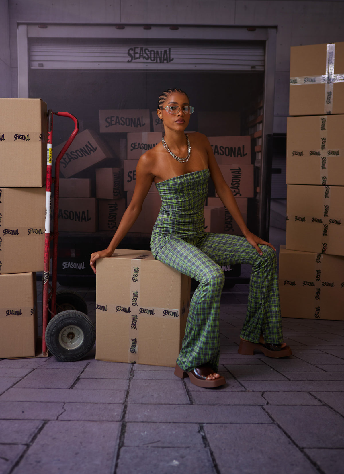 ELECTRIC GRID PANTS