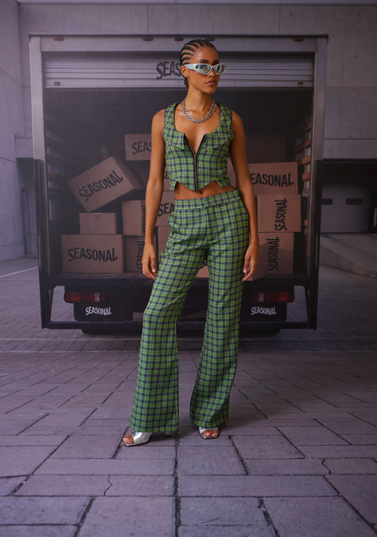 Countour Grid Pants
