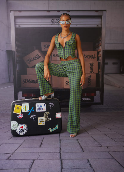 Countour Grid Pants