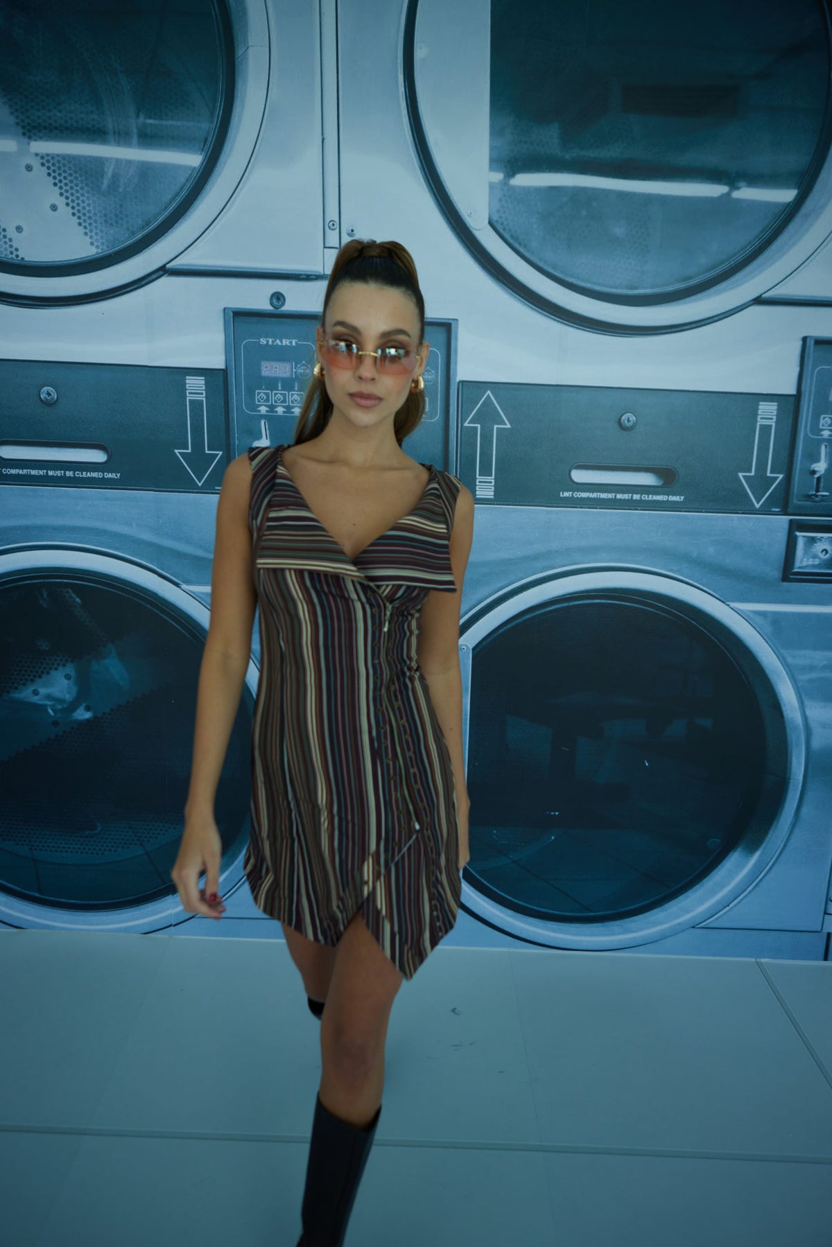 Crimson Rush Mini Dress