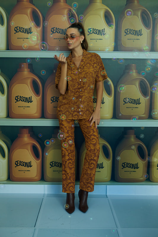 Camp Shirt in Golden Spice