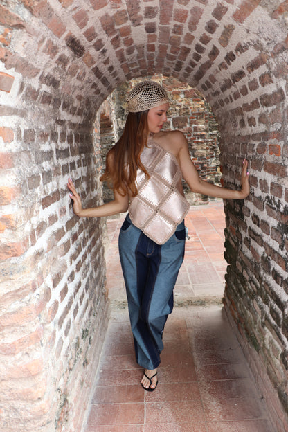 Leather Top 1061