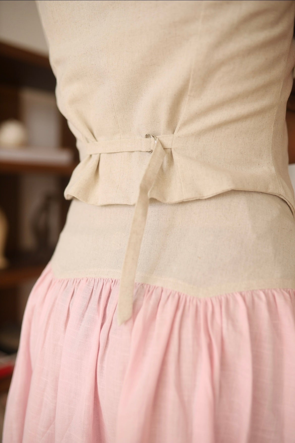 SAND  STRIPE  SKIRT