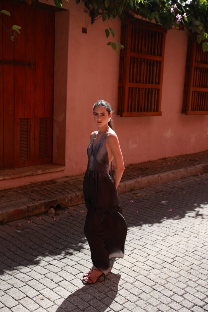 Grey Maxi Dress