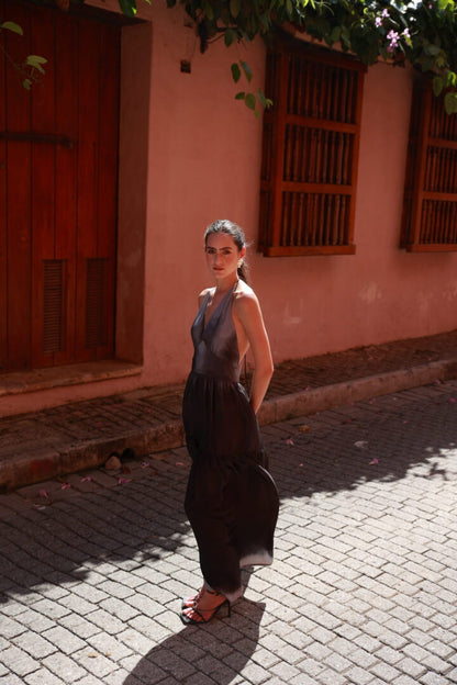 Grey Maxi Dress