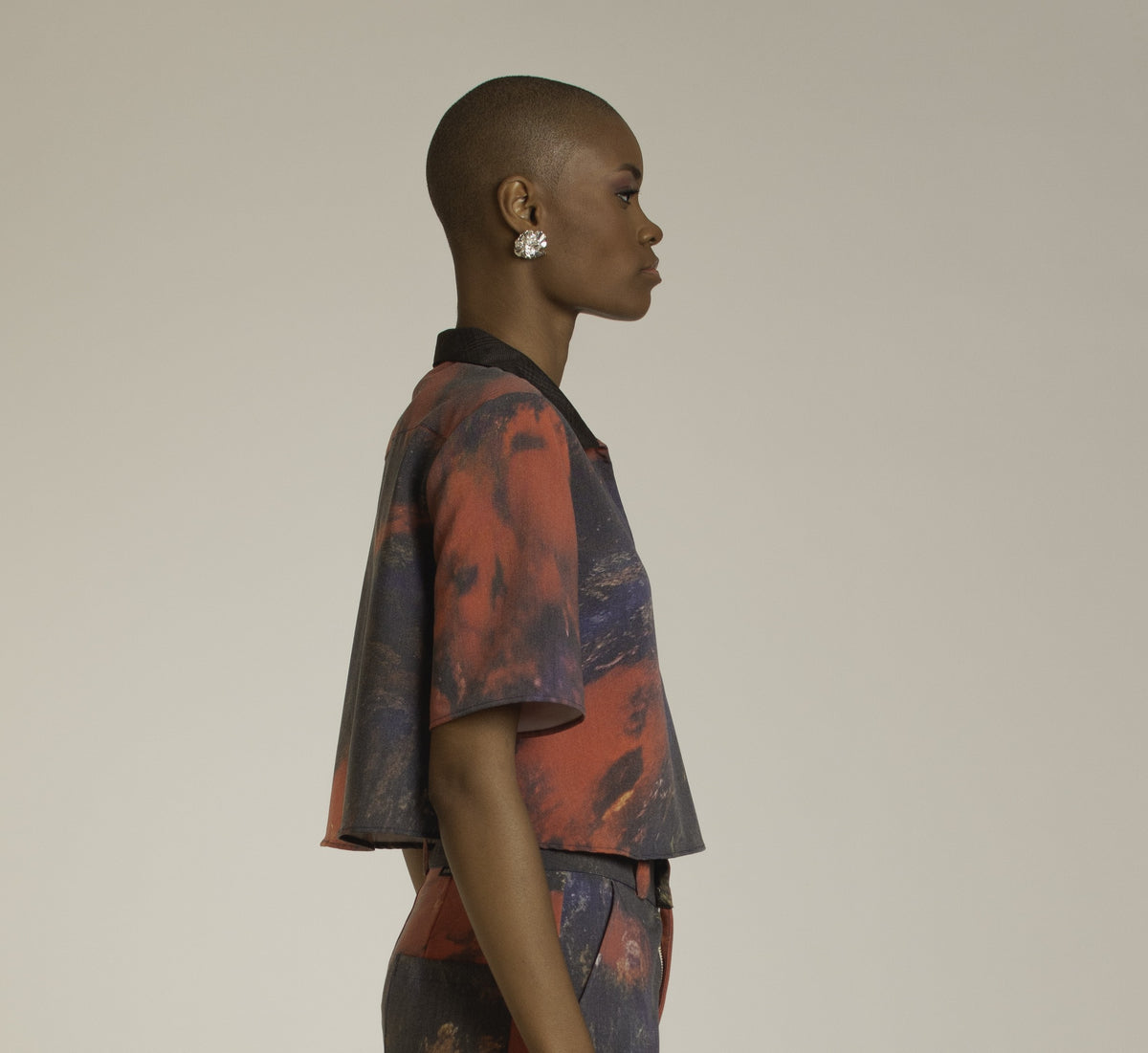 Red Roses V Neck Shirt