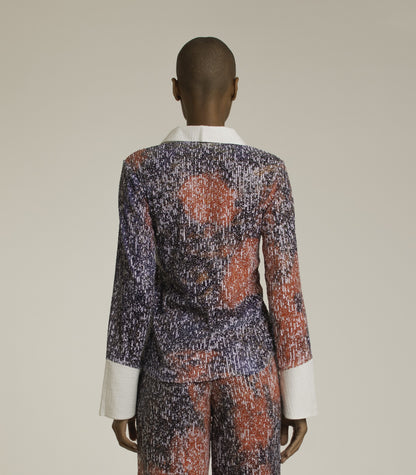 Red Roses Sequins Shirt