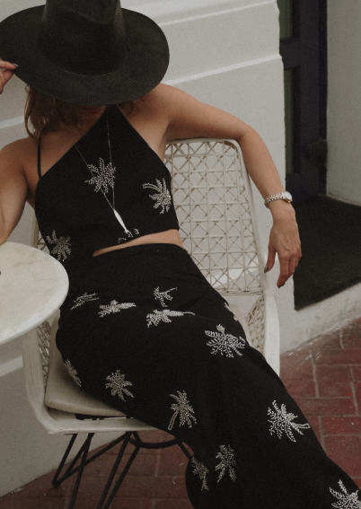 Marruecos Jumpsuit Negro