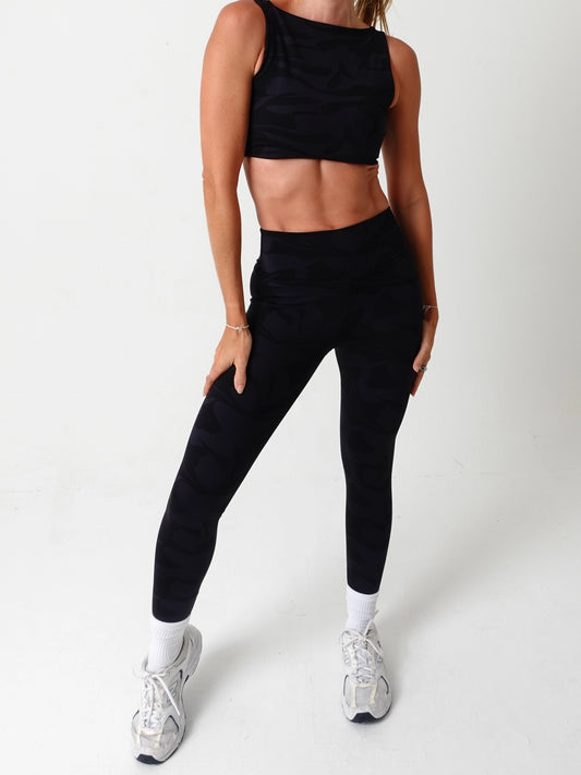 Nude Aura Midnight Leggings- High Intensity