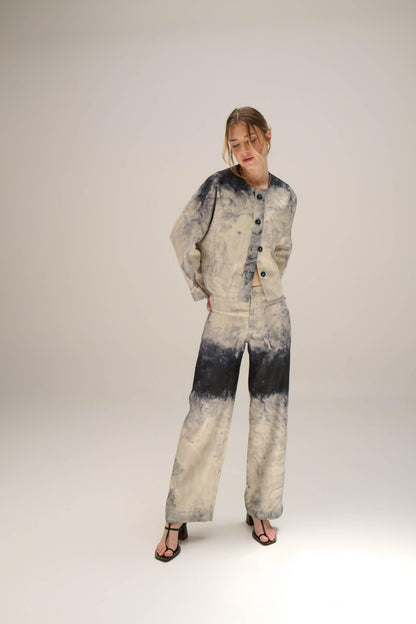 Trousers Gris