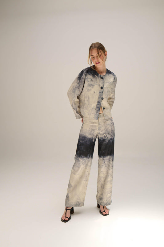 Trousers Gris