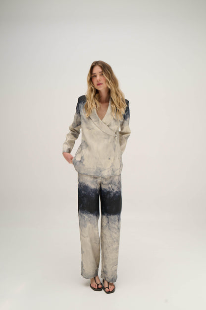 Trousers Gris