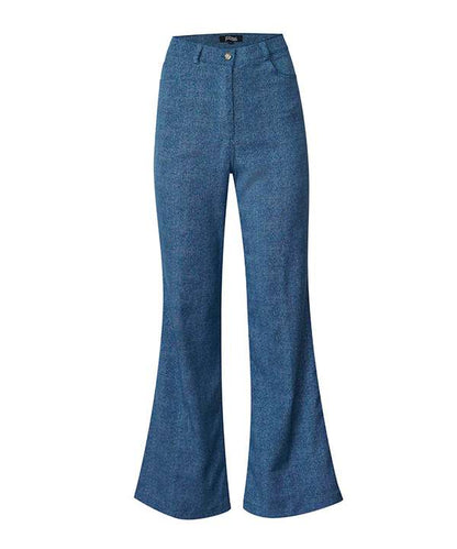 Bootcup Pants in Faux Denim