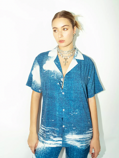Camp Shirt in Brushstroke