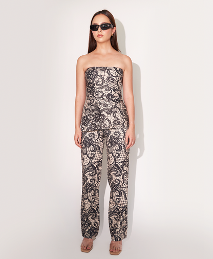 Howdy Pants in Faux Lace
