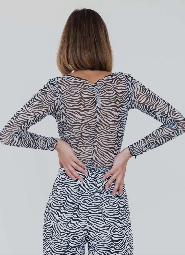 Mesh Top in Zebra