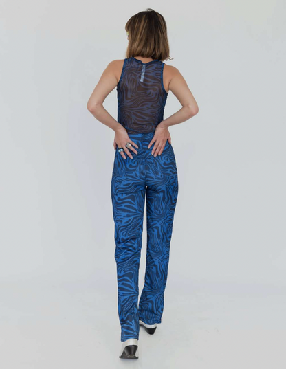 Howdy Pants in Navy Swirl